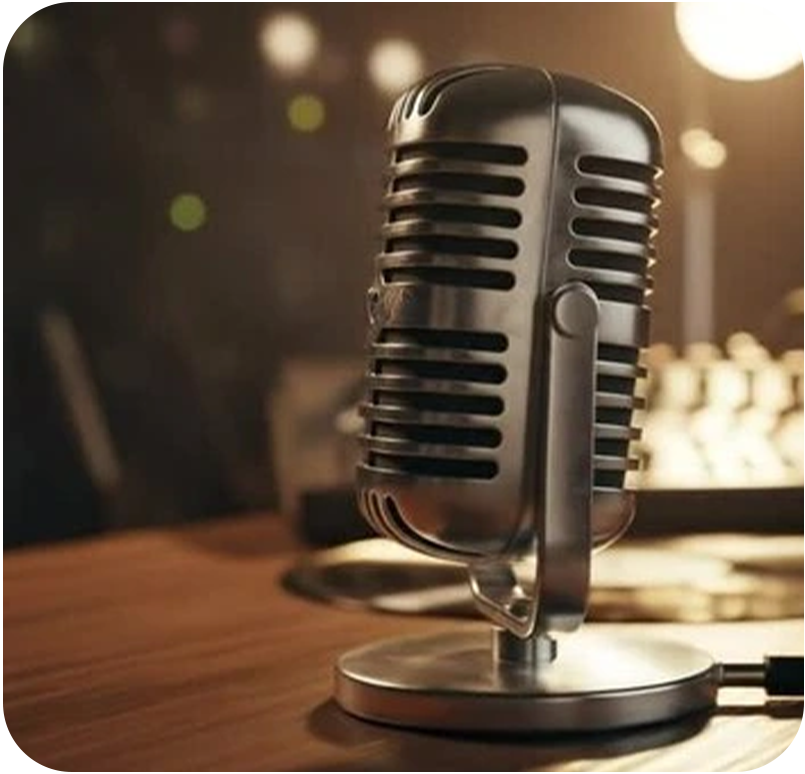 Dit is een foto van een microfoon.